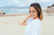 © contrastwerkstatt - Beautiful, smiling, carefree girl at the beach