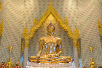 Wat Traimit, Temple of golden Buddha, Bangkok, Thailand