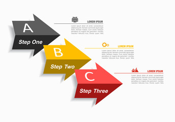 Infographic template. Vector illustration. Can be used for workflow layout, diagram, business step options, banner.