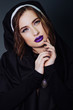 © Вероника Преображенс - Beautiful girl in the image of a nun. Sexual model. The image for Halloween