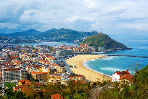 San Sebastian - Donostia city, Basque country, Spain Fototapet