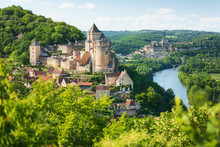 Village Of Castelnaud-La-Chapelle In Dordogne Department In France