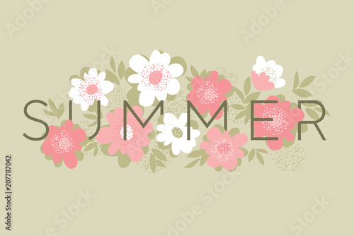 Decorative flower modern de...