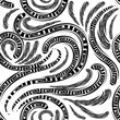 Vawy greek key meander seamless pattern. Vector abstract pattern