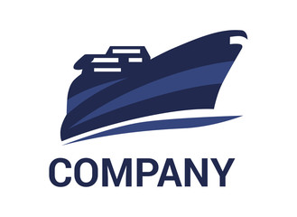 Sticker - ship travel logo