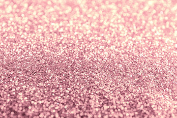 Poster - Texture of rose gold glitter fabric as background