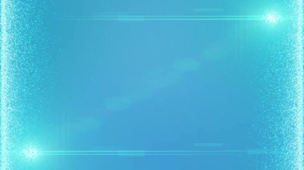 Wall Mural - particles stream and backlit sparkling bubbles. 4k uhd animation loop template