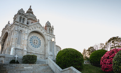 Wall Mural - architectural detail of Santa Luzia basilica in Viana do Castelo in northern Portugal