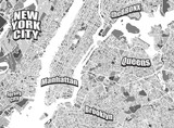New York City district map