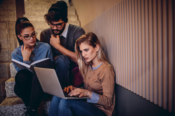 Wall Mural - Their study group