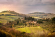 Chianti vineyards in Tuscany, Italy.