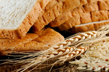 Wall Mural - Bread and wheat