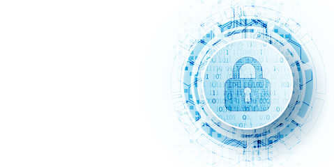 Fototapete - Protection concept. Protect mechanism, system privacy.
