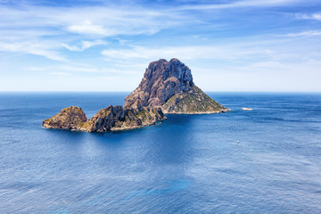 Sticker - Ibiza Es Vedra Felsen Insel Spanien Reise Meer Landschaft Ferien Mittelmeer Urlaub