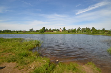 Poster - landscape lake sky