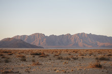 Scenic View Of The Namibian Desert