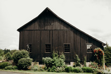 A Black Vintage Barn.