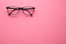 Graduated Glasses On Pink Background