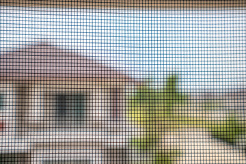 mosquito net wire screen on house window protection against insect