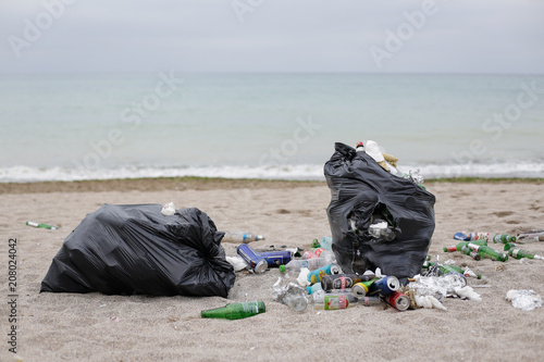 Vama Veche Romania May 1 2018 Garbage Especially Empty Bottles After An All Night Party Buy This Stock Photo And Explore Similar Images At Adobe Stock Adobe Stock