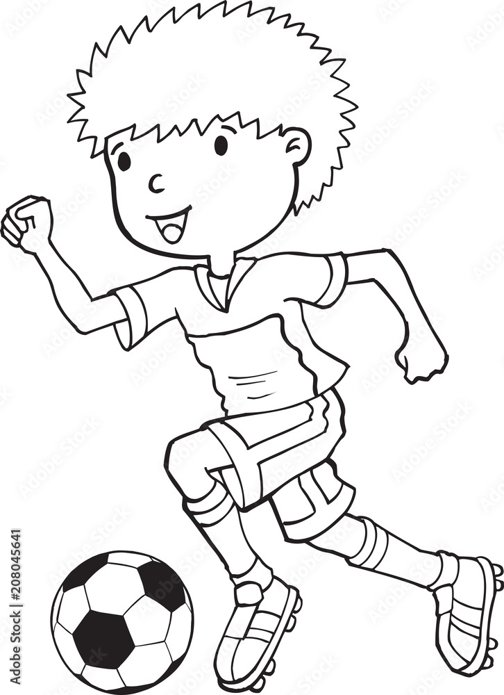 Featured image of post How To Draw A Boy Playing Football - The easiest way to draw people is to draw stick figures, but this lesson will show you that it doesn&#039;t take much more to make your people look even cooler than stick figures.