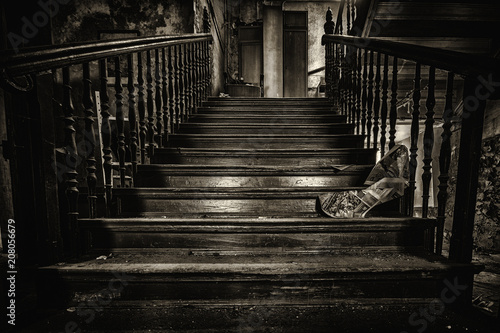 Plakat cisza schodów