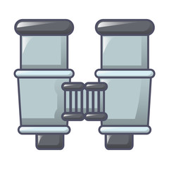 Sticker - Binocular icon. Cartoon of binocular vector icon for web design isolated on white background