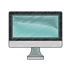 Computer screen technology vector illustration graphic design