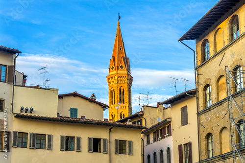 Plakat Dzwonkowy wierza Santa Maria della nowele Kościelny Florencja Włochy