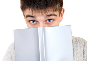 Canvas Print - Student with a Book