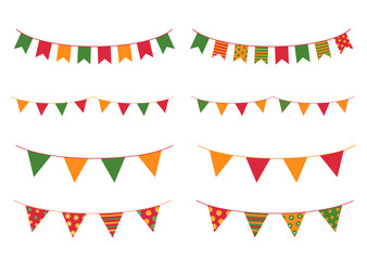 Wall Mural - Colorful buntings for Cinco De Mayo holiday designs for greeting cards, banner and backgrounds