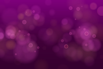 Wall Mural - Abstract defocused circular purple pink bokeh lights background. Magic background. EPS 10