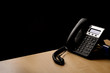 © solidmaks - modern landline phone on the table