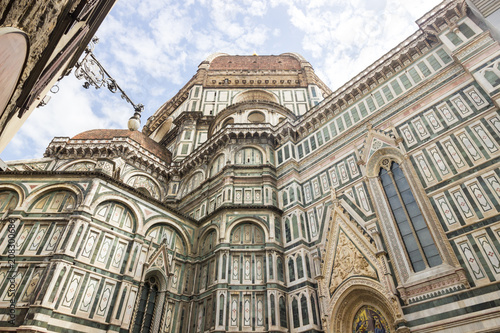 Plakat katedra we Florencji w Toskanii