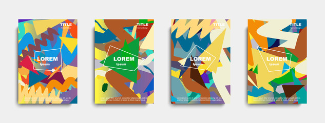 Wall Mural - abstract cover design. banners