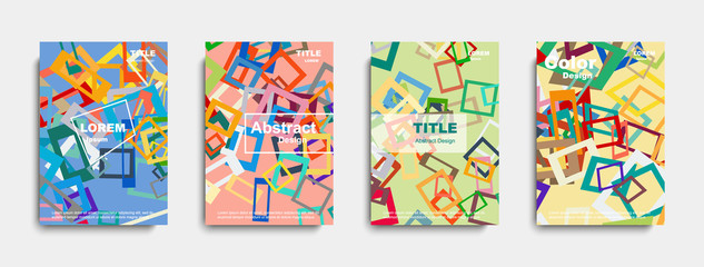 Wall Mural - abstract cover design. banners