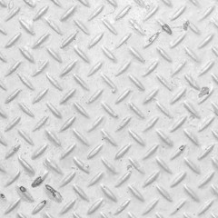 White diamond plate texture and seamless background