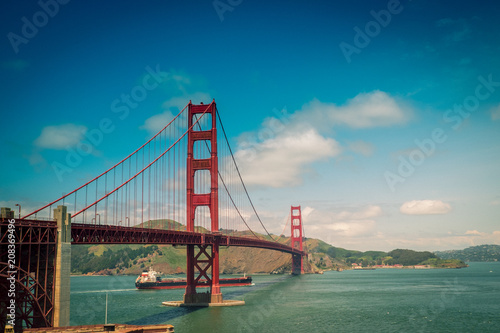 Plakat Golden Gate Bridge, San Fransisco, USA