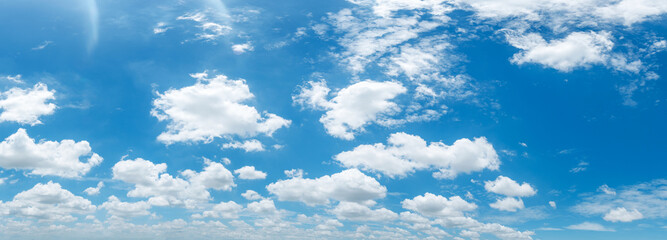 panorama clear blue sky background,clouds with background.