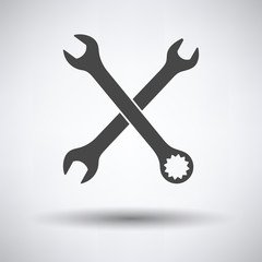 Poster - Crossed wrench  icon