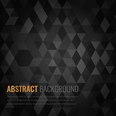 Wall Mural - Abstract background with black squares. Business design template. Vector