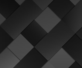Wall Mural - Abstract background with black squares. Business design template. Vector
