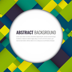 Wall Mural - Abstract background with colorful squares. Business design template. Vector