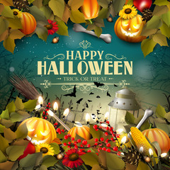 Poster - Halloween greeting card