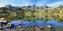 Lake In Collada De Pessons, Andorra.