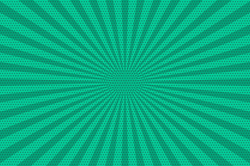 Pop art vintage radial halftone background