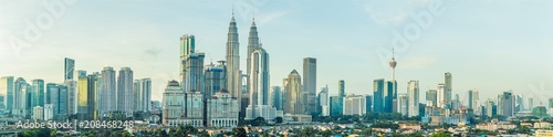 Photo Panorama of Kuala Lumpur in the morning