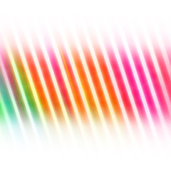 Wall Mural - Vivid Vibrant Rainbow Multicolor Lines Banner Design in Tones of Pink Orange Yellow and Green - High resolution illustration, suitable for graphic element backdrop or background use.