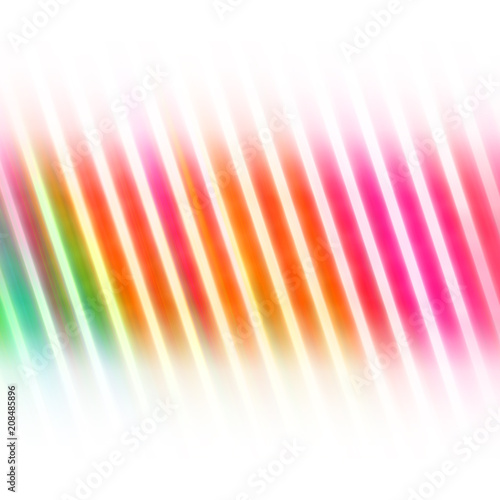 Vivid Vibrant Rainbow Multicolor Lines Banner Design In Tones Of
