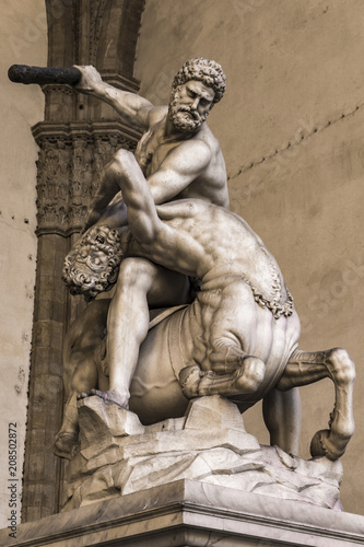 Foto Statue Hercules and Nessus in Loggia dei Lanzi in Florence